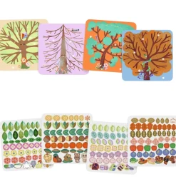 Djeco Kreasæt - Filtbilleder - Gennem Årstiderne