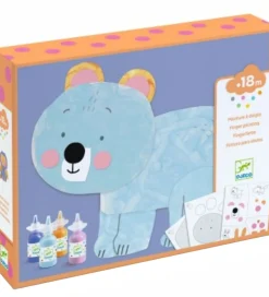 Djeco Kreasæt - Fingermaling - Messy Fun