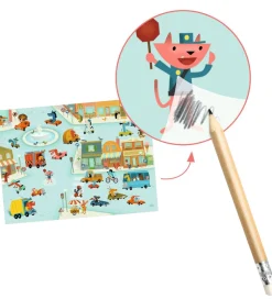 Djeco Kreasæt - Overføringsbilleder - Asphalt