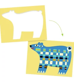 Djeco Kreasæt - Papir Flet - Dyr