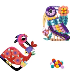 Djeco Kreasæt - POMPOMS Collage - Atelier Pompoms