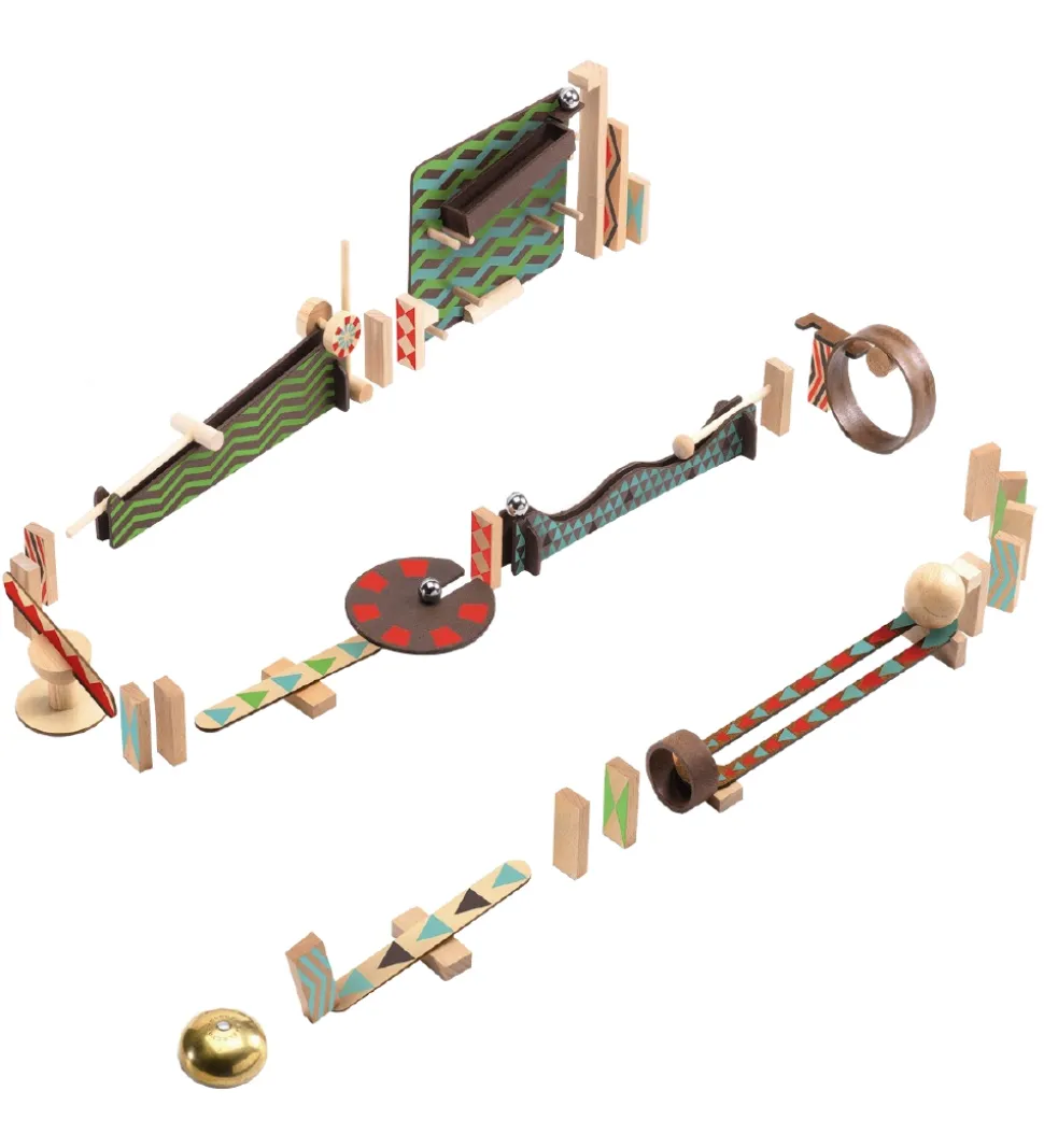 Djeco Kuglebane - 48 dele - Zig & Go - Træ