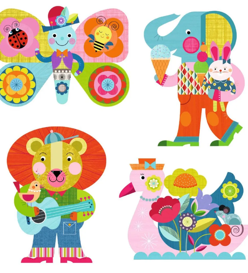 Djeco Magisk Farvelægning - Animalolen