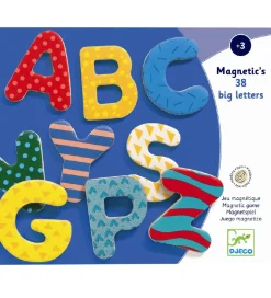 Djeco Magneter - 38 stk. - Store Bogstaver