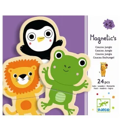 Djeco Magneter - 24 stk. - Træ - Coucou