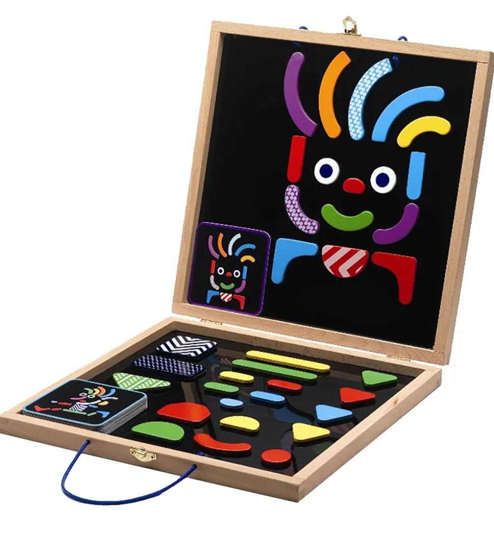 Djeco Magneter m. Kuffert - Geo Bonhomme