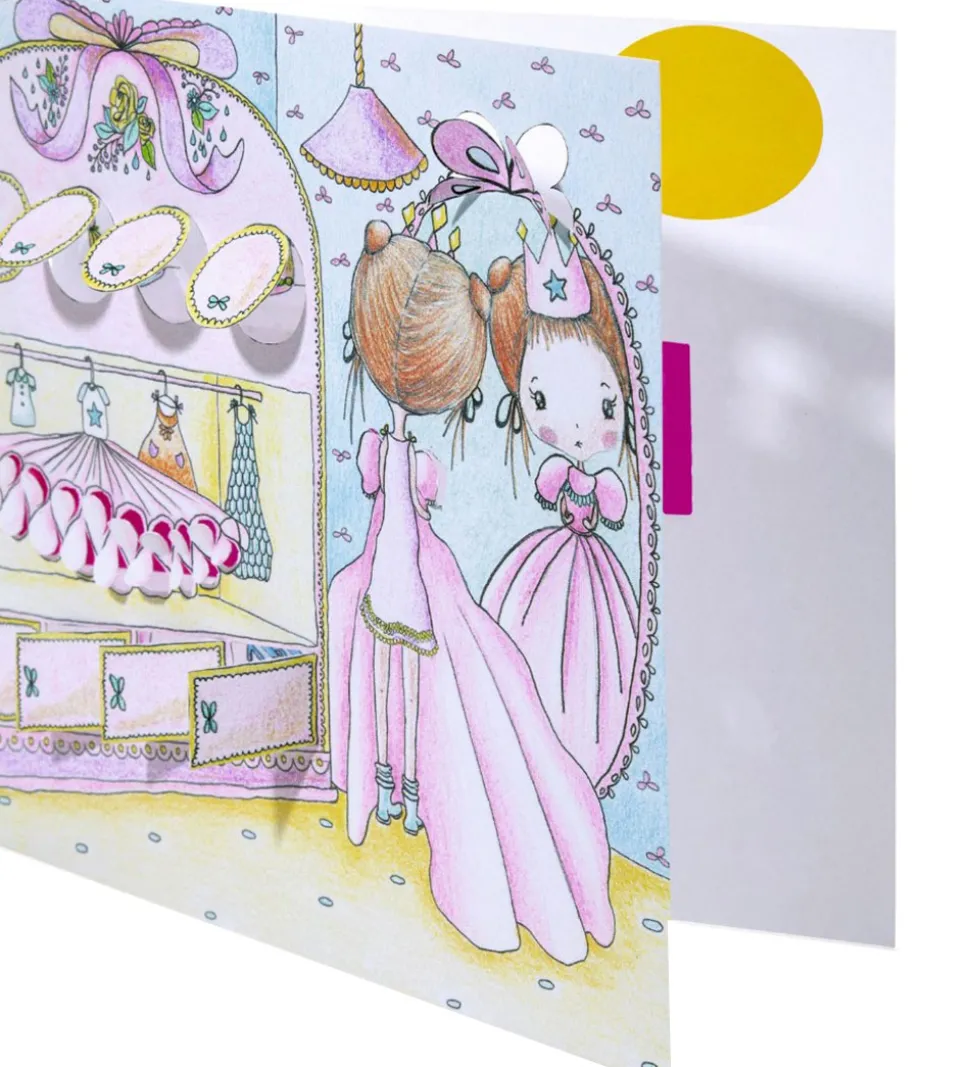 Djeco Maleark m. Små Døre - Les Petites De Pupi