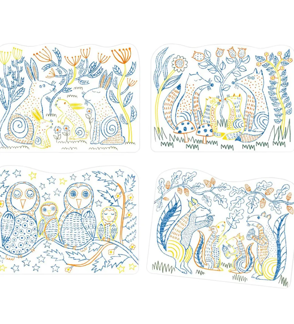 Djeco Malebog - Familles Des Sous-bois