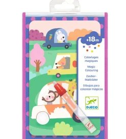 Djeco Malebog - Magic Colouring - On the Road