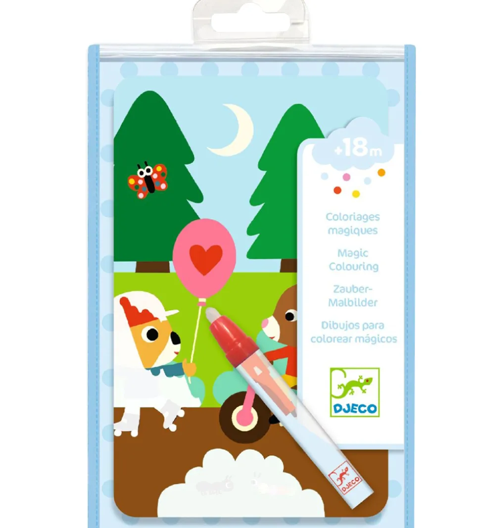 Djeco Malebog - Magic Colouring - In the Park