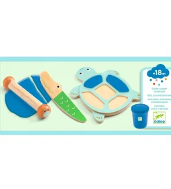 Djeco Modellervoks Med Form - Skildpadde