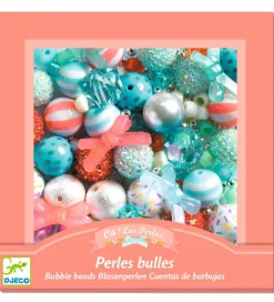 Djeco Perler - 200+ Stk. - Bobbel - Sølv