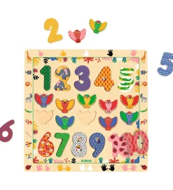 Djeco Puslespil - 1-10 - 20 Brikker