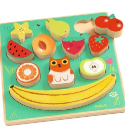 Djeco Puslespil - 11 Brikker - Træ - Puzz & Boom Happy