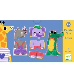 Djeco Puslespil - 24 Brikker - Savana