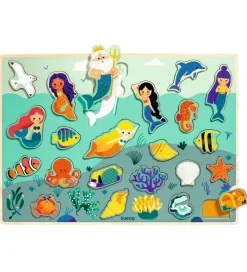 Djeco Puslespil - 22 Brikker - Puzzlo Sea