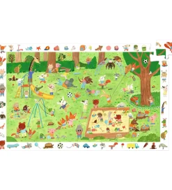 Djeco Puslespil - 35 Brikker - De Små Venners Have