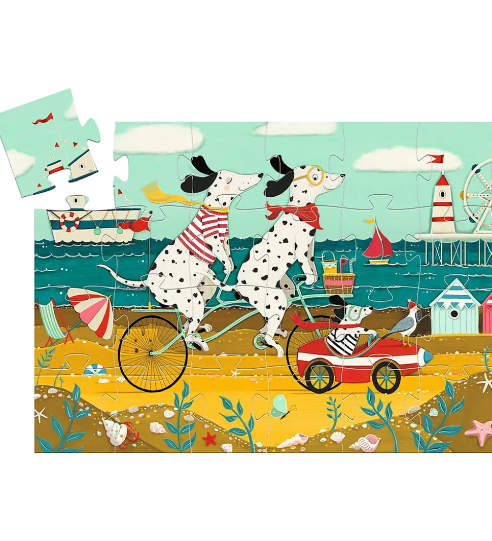 Djeco Puslespil - 24 Brikker - Ollie, The Dalmatian