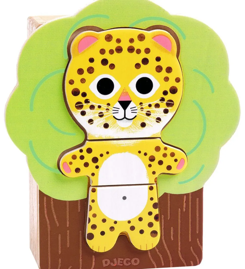 Djeco Puslespil - Træ - 18 Brikker - Abra