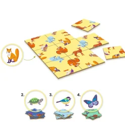 Djeco Puslespil - 9x4 Brikker - Animo