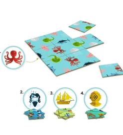 Djeco Puslespil - 9x4 Brikker - Ocean