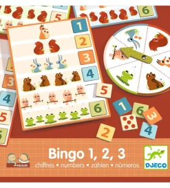 Djeco Spil - Bingo 1,2,3 - Talleg
