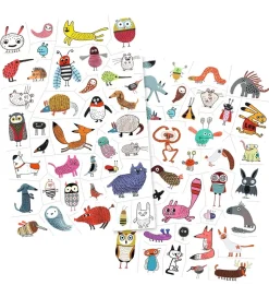 Djeco Tatoveringer - +50 stk. - Små Væsner