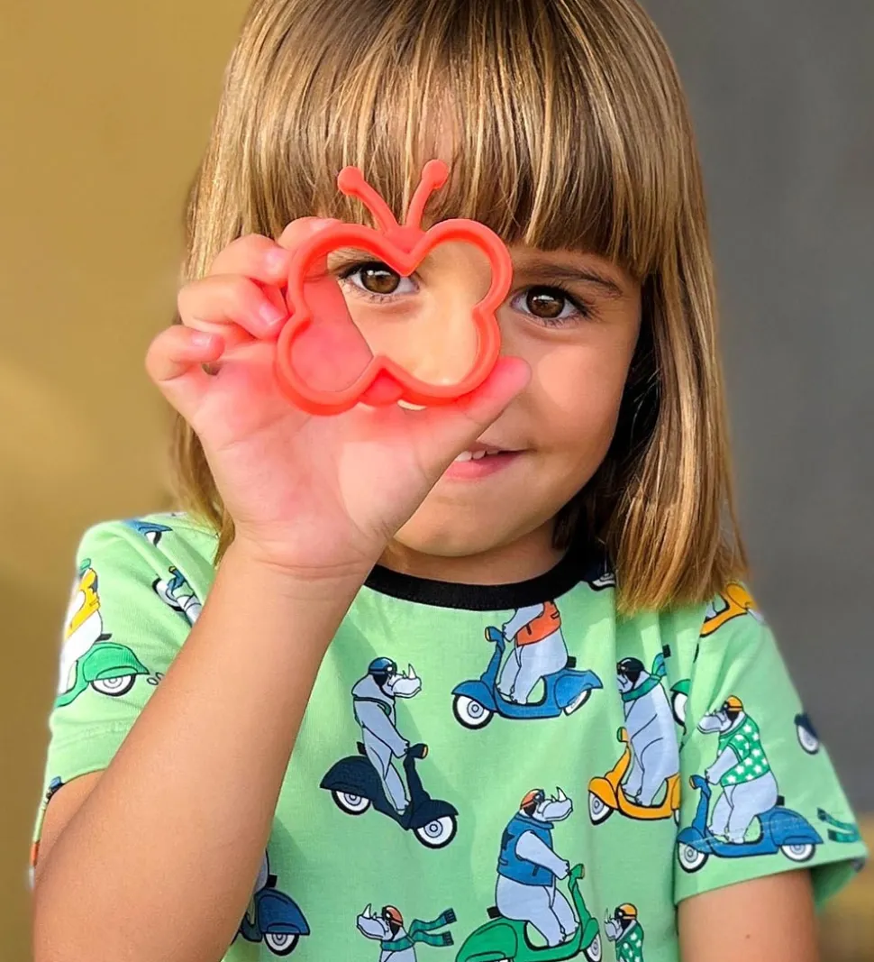 Dëna Aktivitetslegetøj - Silikone - Magisk Flip - 8 Dele - Neon