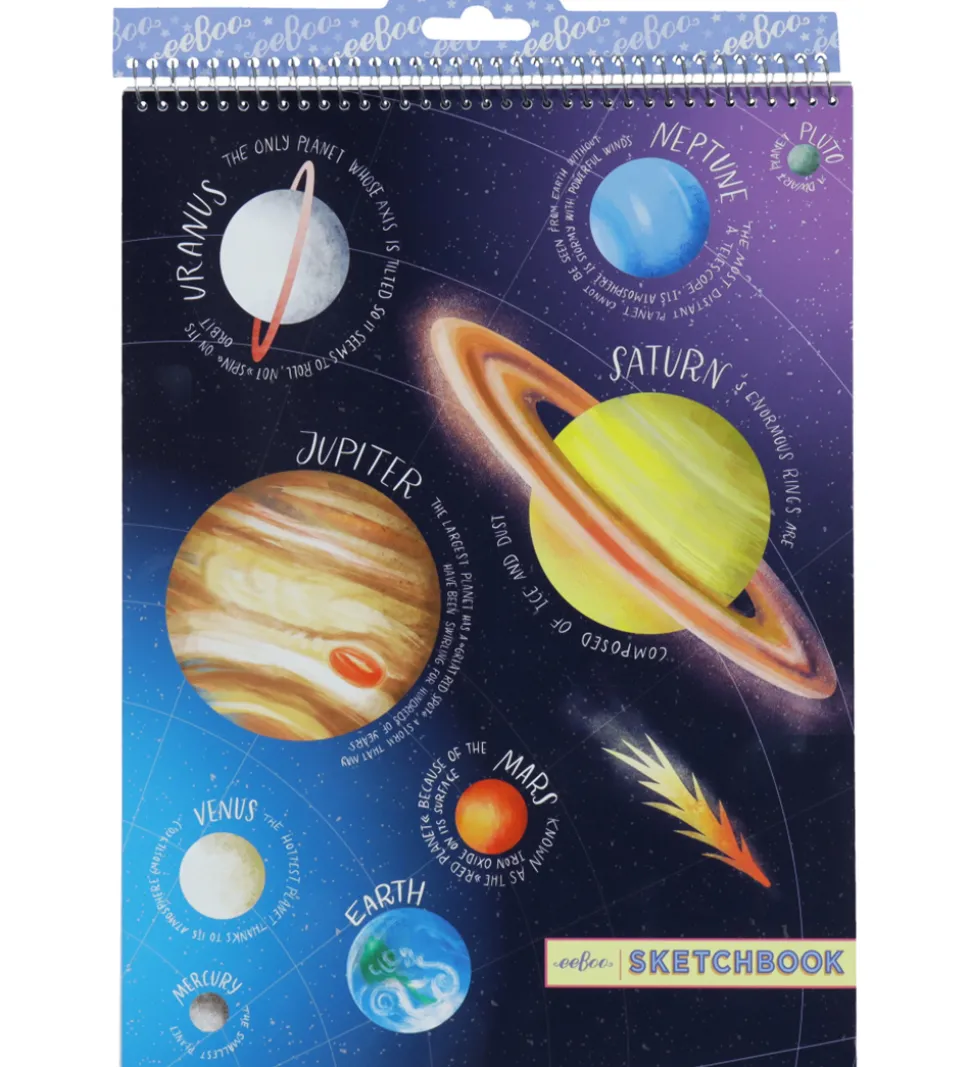 Eeboo Skitseblok - Our Planets