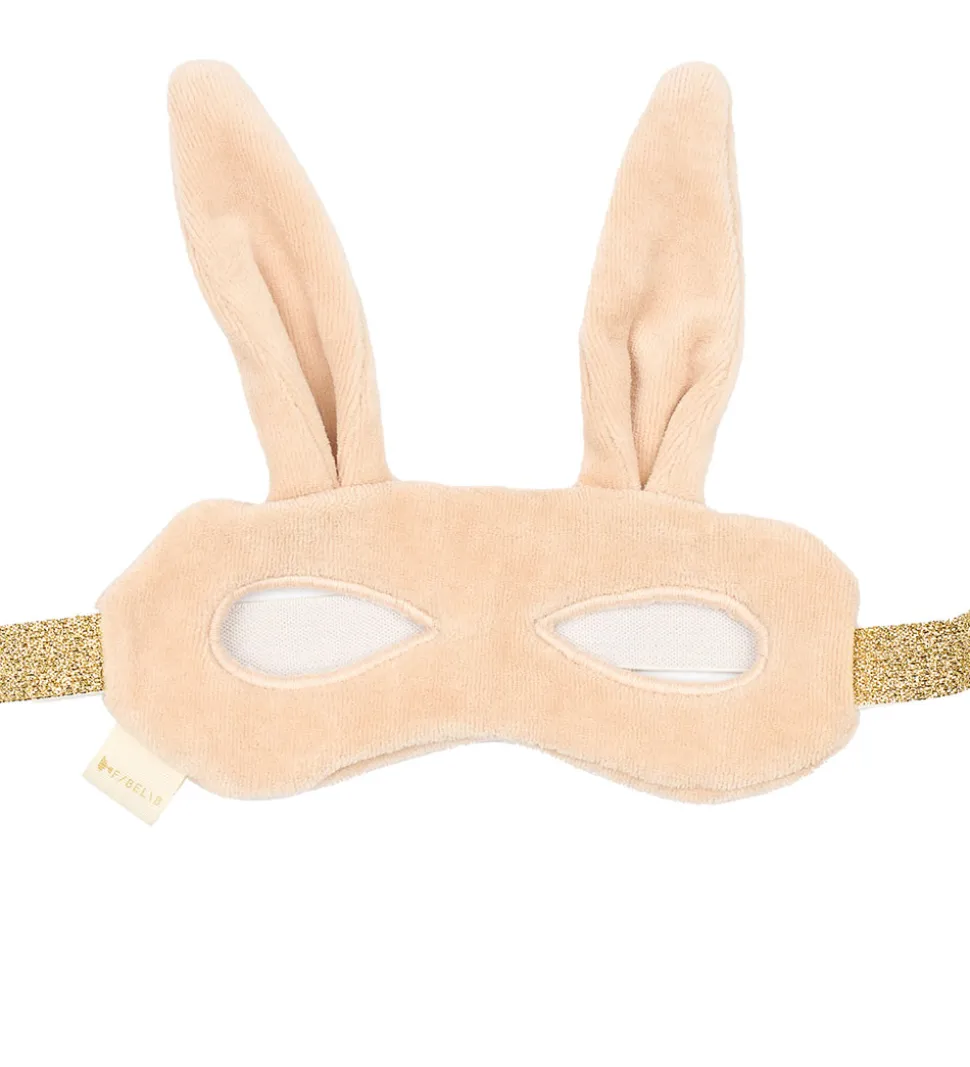 Fabelab Udklædning - Animal Mask - Bunny - Dusty Rose