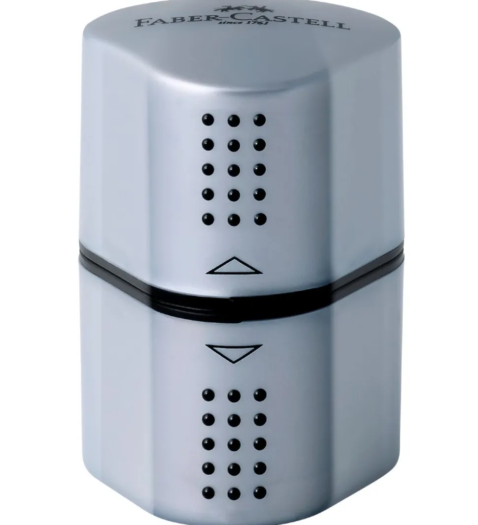 Faber-Castell Blyantspidser - Grip Trio - Sølv