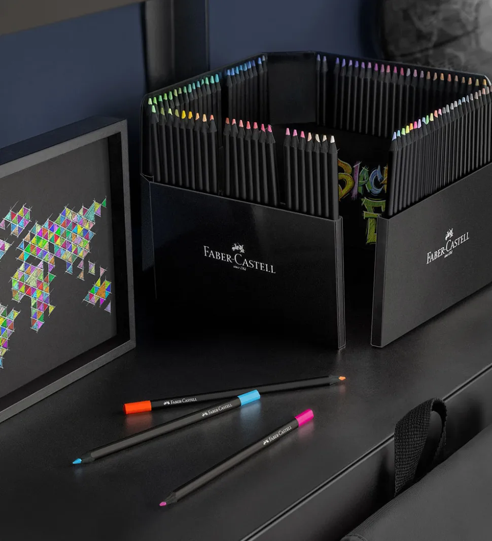 Faber-Castell Farveblyanter - Trekantet - Black Edition - 100 St
