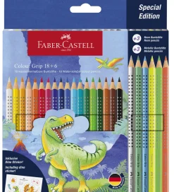 Faber-Castell Farveblyanter - 24 stk. - Grip Dino