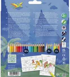 Faber-Castell Farveblyanter - 24 stk. - Grip Dino