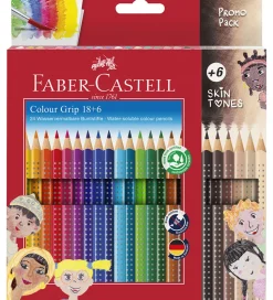Faber-Castell Farveblyanter - 24 stk. - Multi/Skin Tones