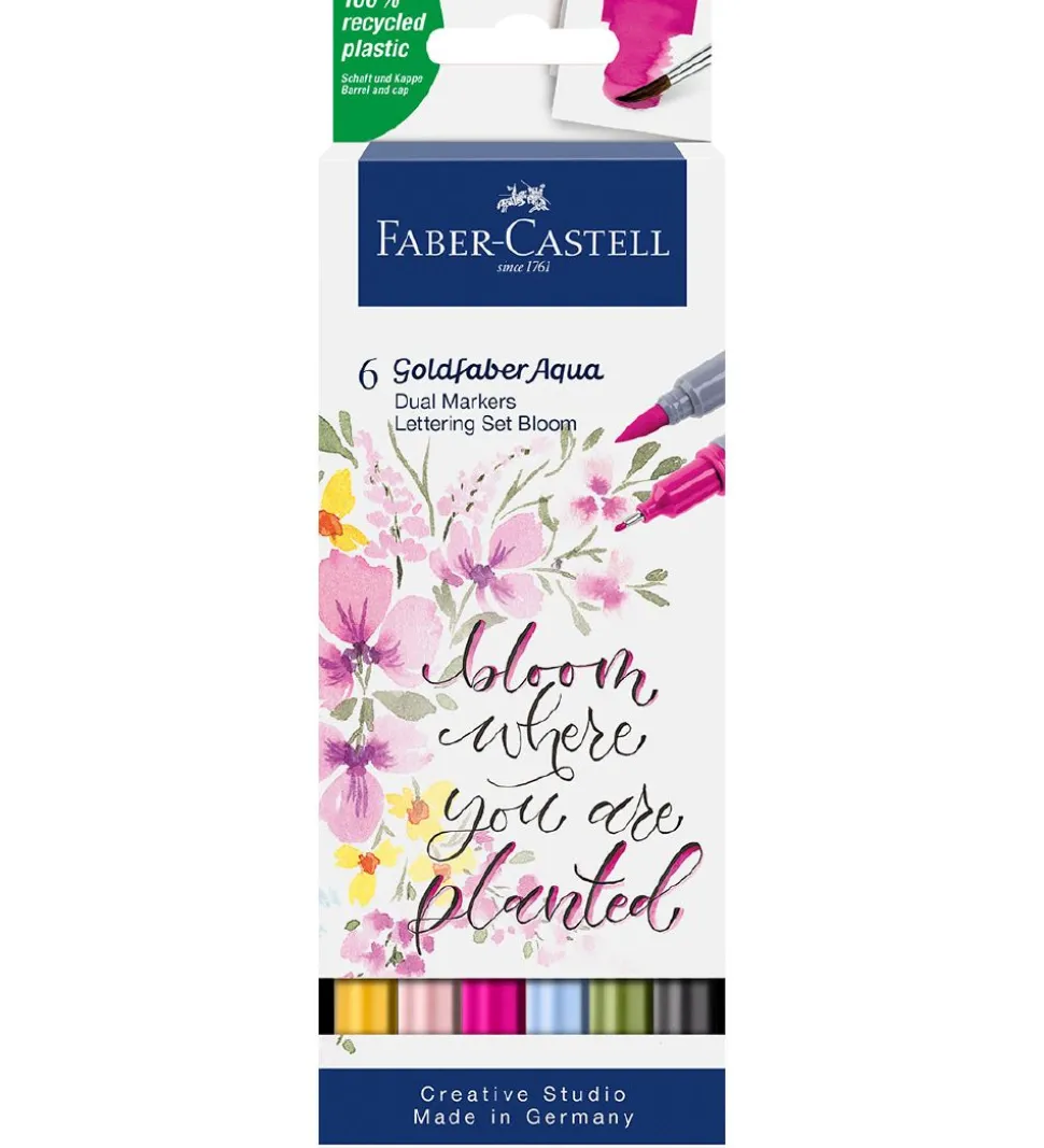 Faber-Castell Tuscher - 6 stk. - Lettering
