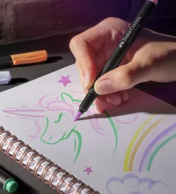 Faber-Castell Tuscher - Black Edition - 6 Stk. - Pastel