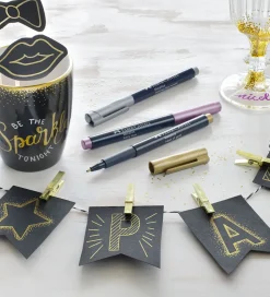 Faber-Castell Tuscher - Metallic Pen - 6 stk - Multifarvet