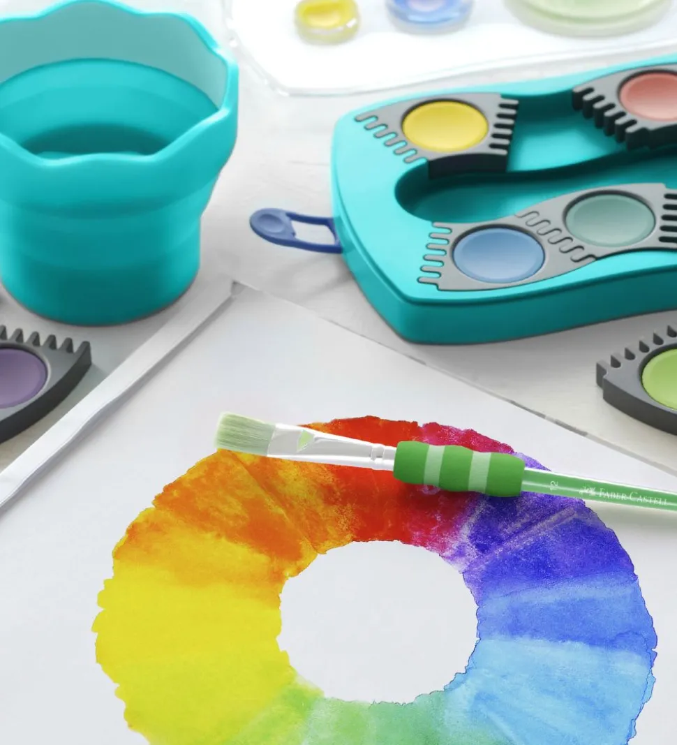 Faber-Castell Vandfarve - Connector - 12 Farver