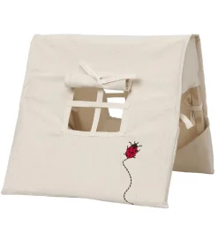 ferm Living Legetelt - 30x30 cm - Natur m. Mariehøne