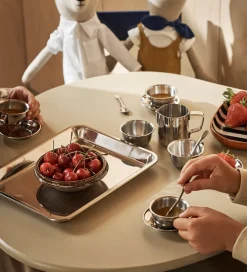 ferm Living Te-sæt - Toro - Børstet Stål