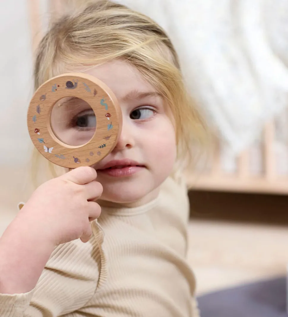 Filibabba Legekuffert m. Kikkert - Træ - Little Wonders