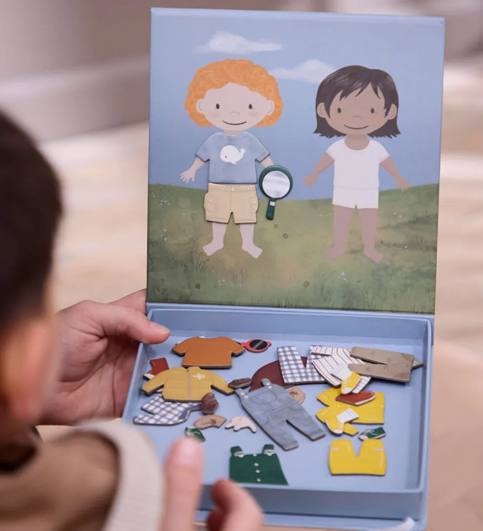 Filibabba Magnetisk Spil - Påklædningsdukker - Klar Til Dit Even