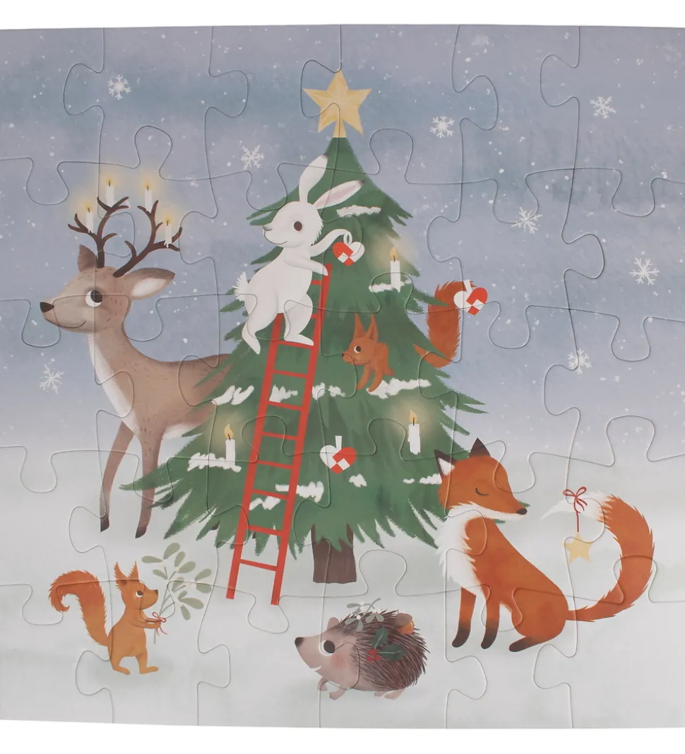 Filibabba Puslespil - 30 Brikker - Wonderful Winter - Skovens Dy