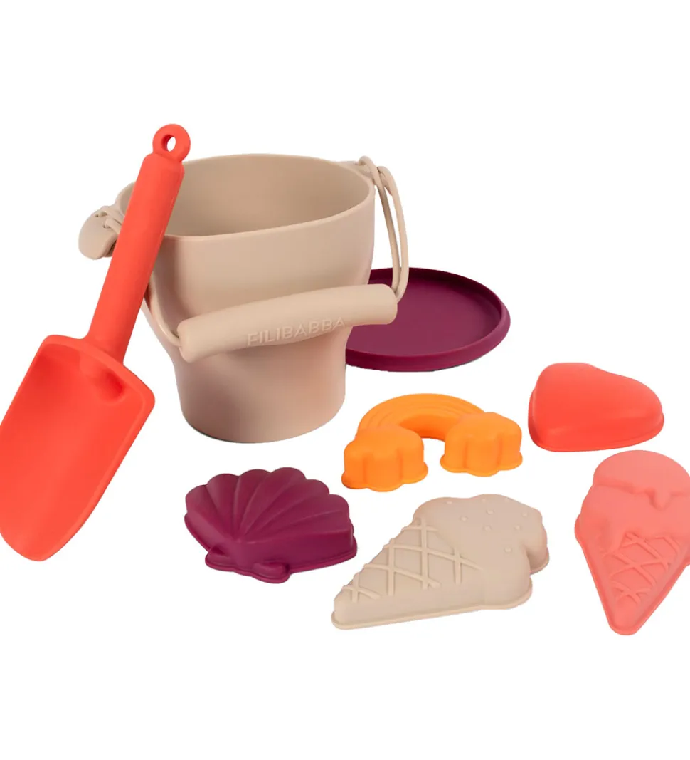 Filibabba Strandsæt - Silikone - Strandskatte