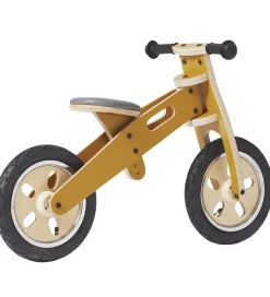 Flexa Løbecykel - Indendørs - Træ - Play - Mustard/Birch Plywood