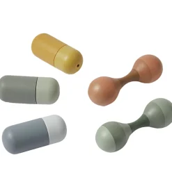 Flexa Rasleinstrumenter - Træ - Mini - Play - 5 Dele - Multi