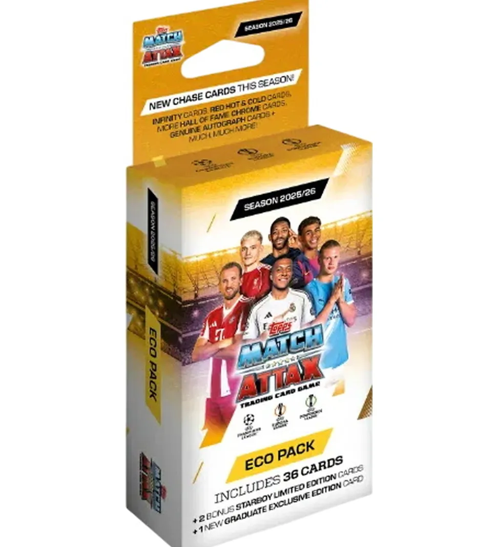 Fodboldkort - UCL/UEL/UECL 2025/26 - Eco Pack