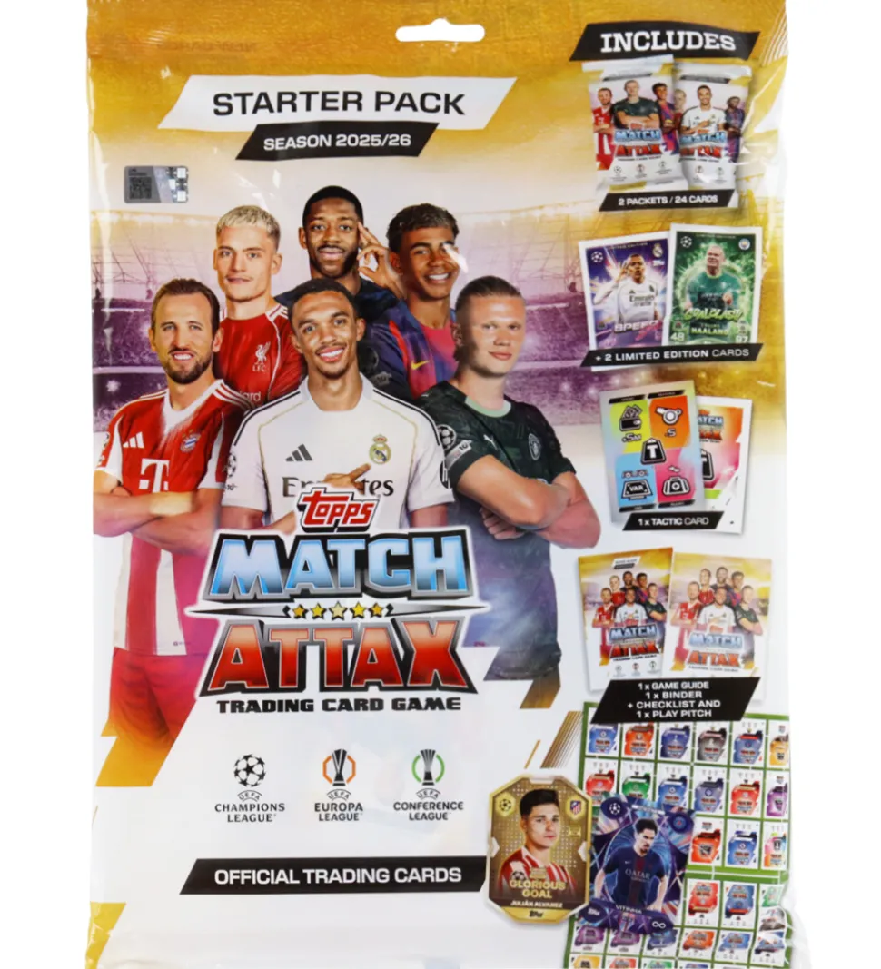 Fodboldkort - UCL/UEL/UECL 2025/26 - Starter Pack