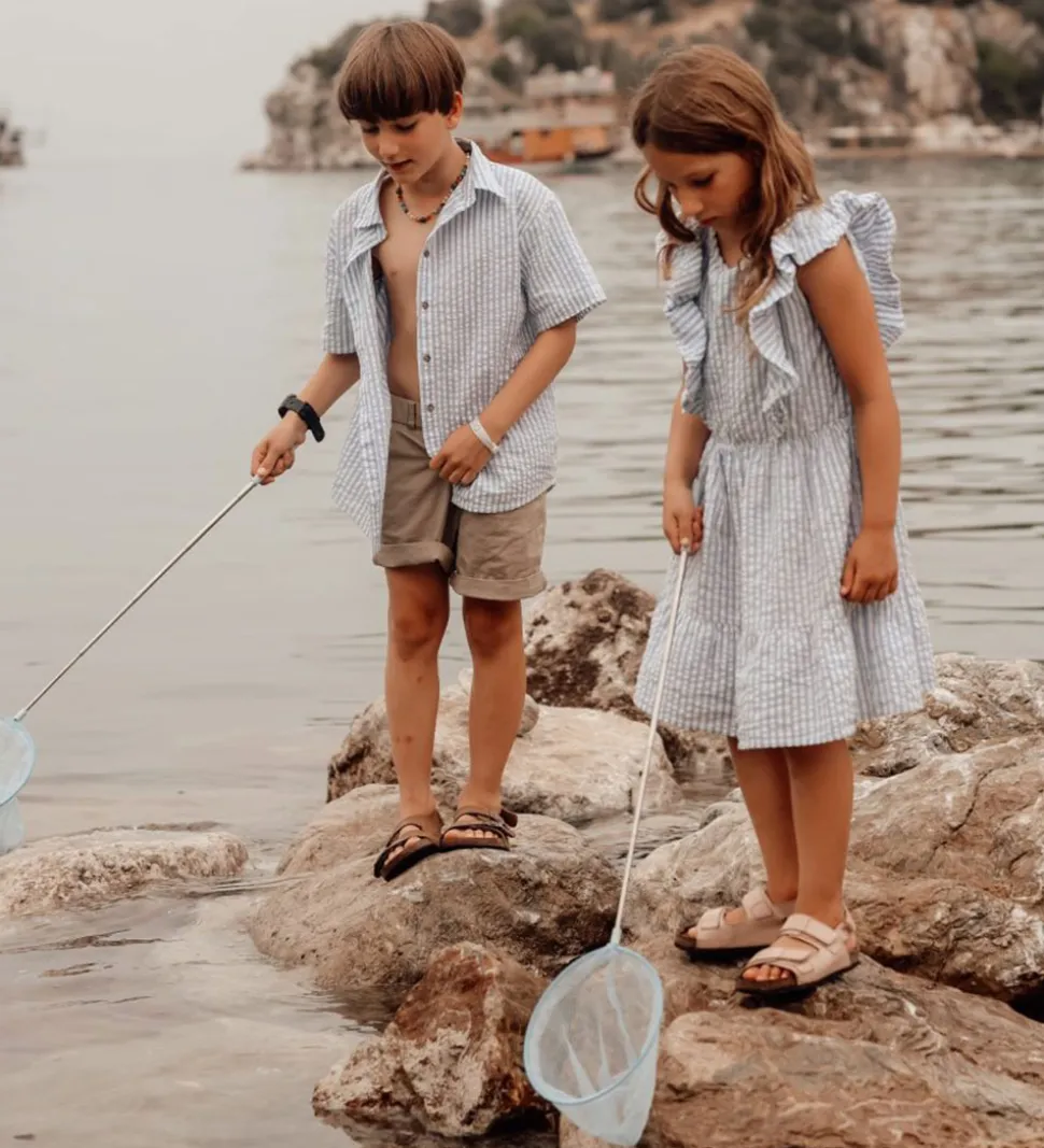 Follow the Duck Net - Telescopic Net - Dusty Blue